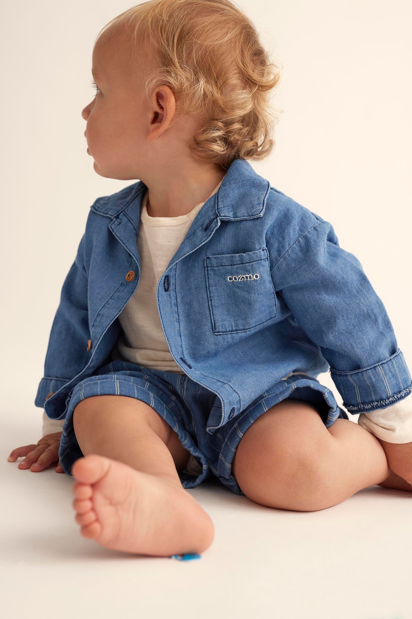 Baby Boy Denim Shirt Cozmo