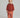 #color_ginger | Toddler girl wearing a red fine corduroy blouse with ruffles paired with wide corduroy pants