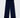 #color_navy | Girls organic cotton velour wide leg pants in navy blue