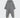 #color_grey | Melange bamboo jumpsuit for babies by Cozmo