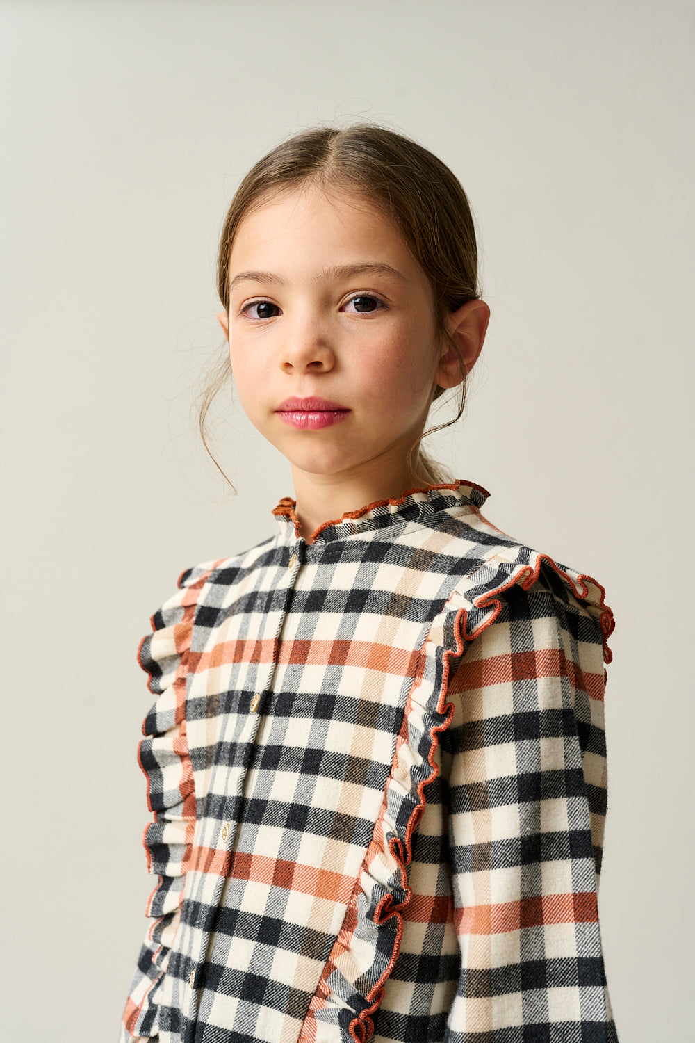 Tom Tailor Kids Baby Mädchen Bluse – Langarm, Kariert, 100% Baumwolle, Modell 20177350021/sweet Checked Blouse, Mit Knopfverschluss