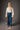 Organic Cotton Floral Fine Corduroy Pants - Lima