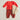 #color_ginger | Fine red corduroy pants for baby and toddler girls with a red blouse and a beige sweater