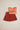 gots and oeko-tex certified organic cotton skirt for girls in ginger red from cozmo in matching sweatshirt - Falda de Pana Ancha - Chica 