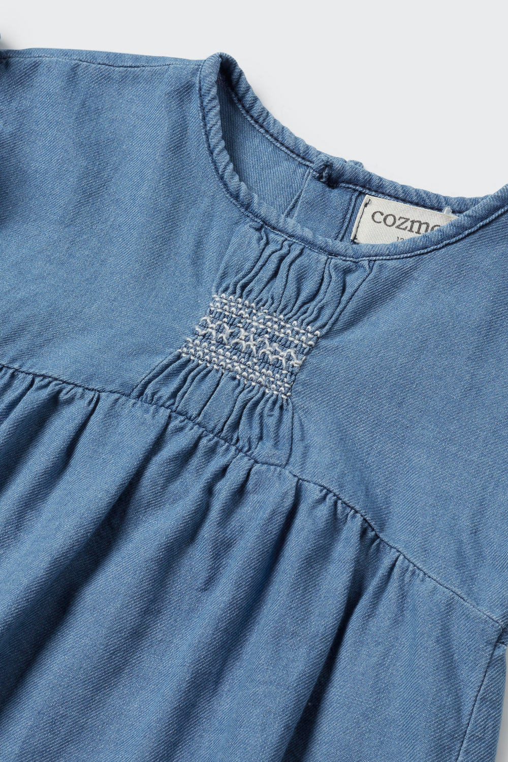 Baby Girl Denim Dress - Cozmo Baby Girl Denim Dress - Cozmo
