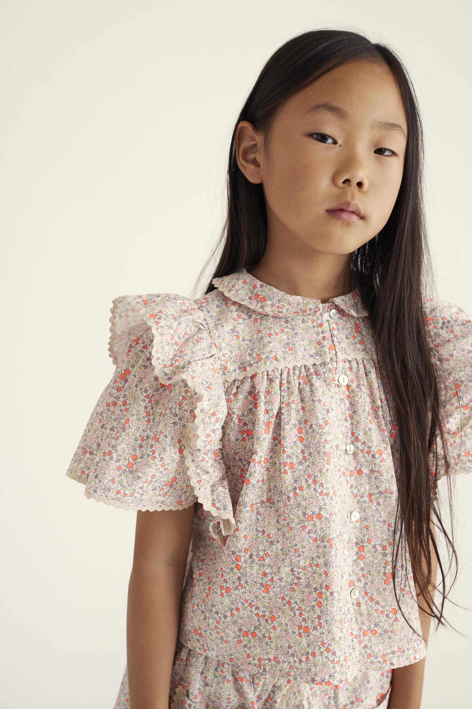 Floral Blouse for Girls - Cozmo