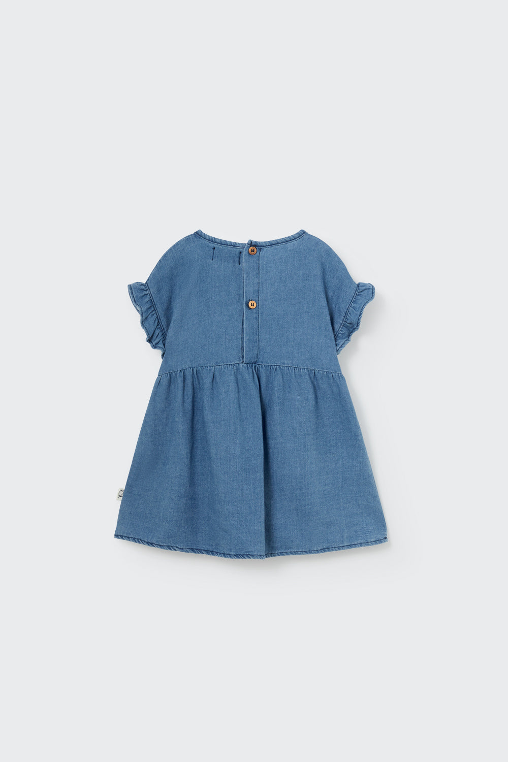 TWILL DENIM BABY DRESS TWILL DENIM BABY DRESS