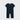 navy gauze cotton baby jumpsuit by cozmo